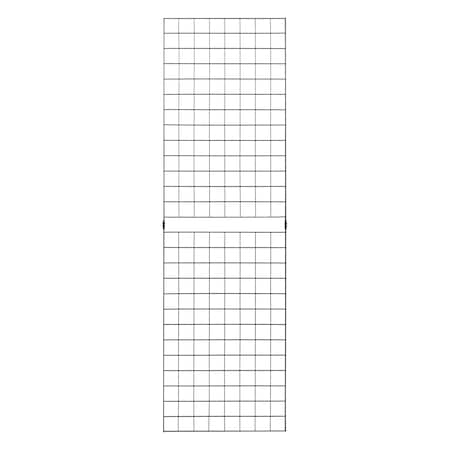 Econoco 2'x7' Black Portable Grid Panel, Pack Of 3 B2X7